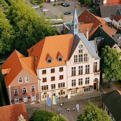 Rathaus Luftaufnahme