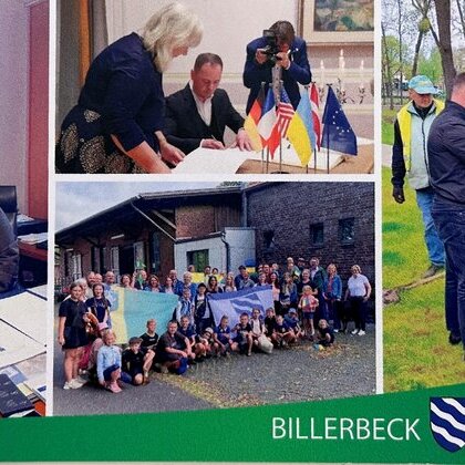 Dankkarte aus Malyn - April 2025