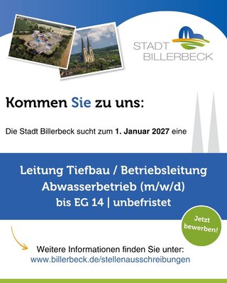 Stellenausschreibung Insta Leitung Tiefbau Stellenausschreibung Insta Leitung Tiefbau