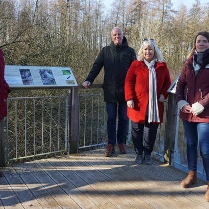 Schautafeln Aussichtsplattform Berkelquelle