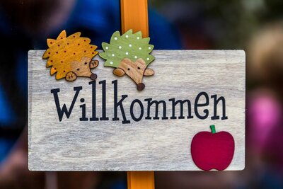 Symbolbild Willkommen