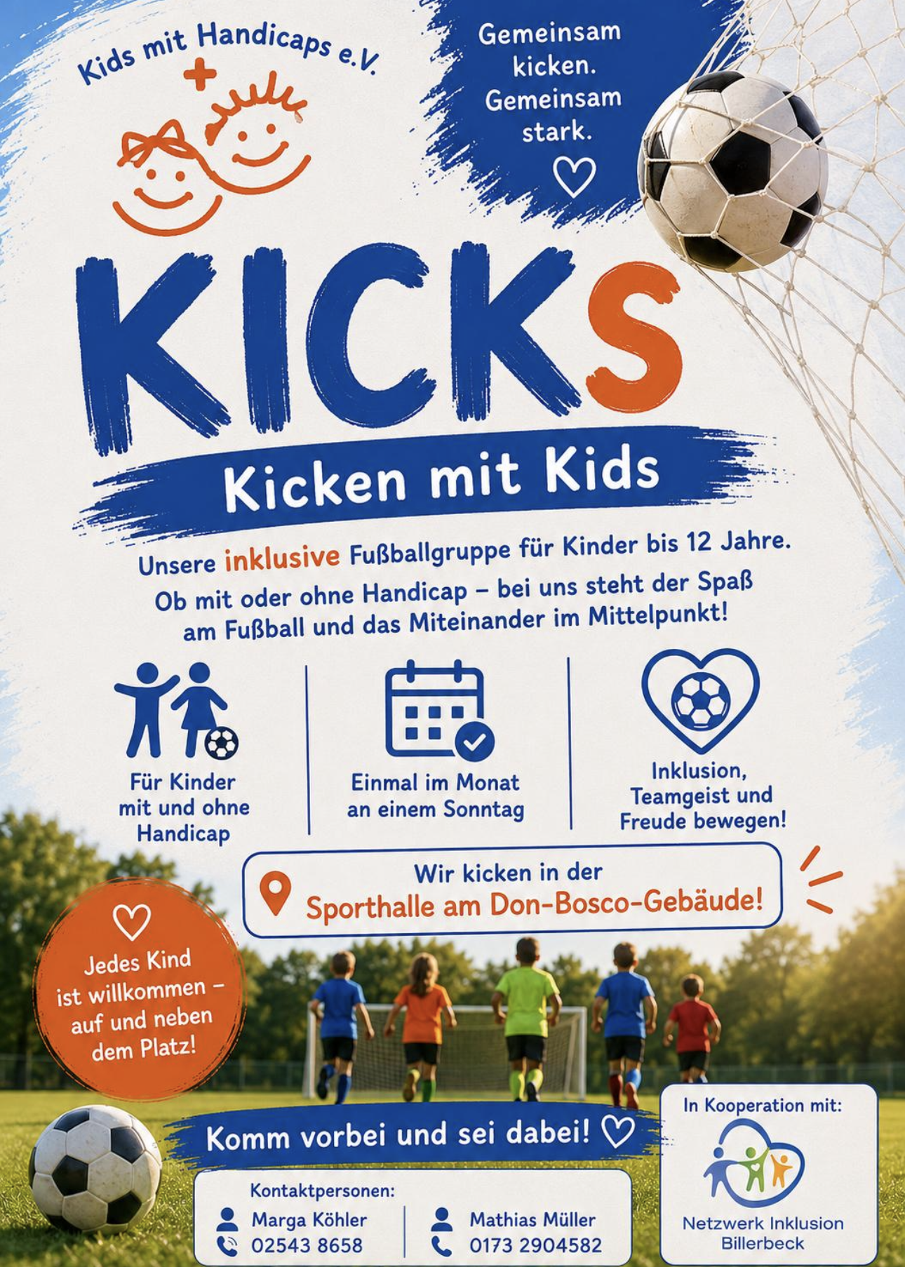 Kicken mit Kids