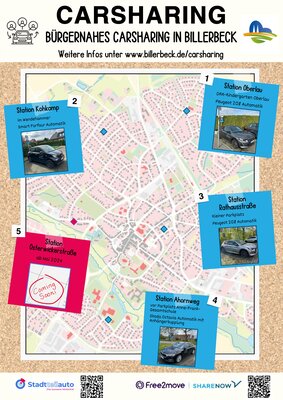 Standorte Carsharing