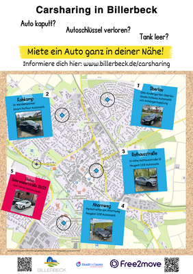 Carsharing Standorte