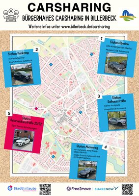 Carsharing Standorte