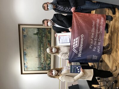 Wattbewerb Übergabe Urkunde