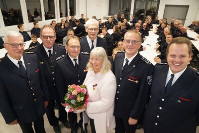 Ehrung Dirks Feuerwehrmedaille