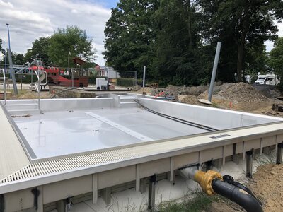 Baustelle Kinderschwimmbecken 07/2022