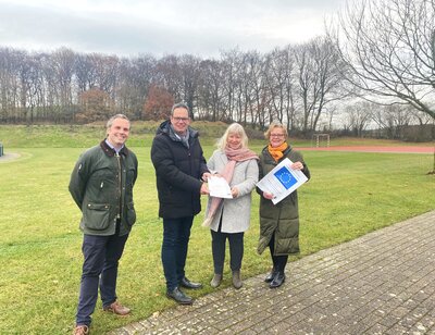 Übergabe Förderbescheid Bike-Anlage - Stadt Billerbeck Übergabe Förderbescheid Bike-Anlage